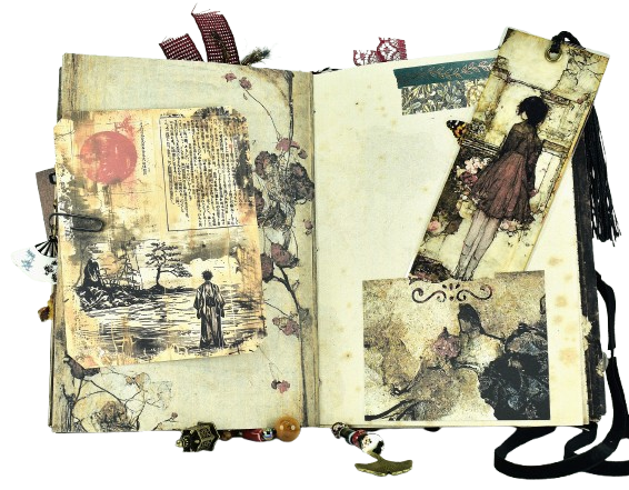 Σημειωματάριο dark Japanese, μαύρο - Image 4